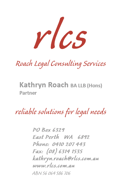Roach Legal Consulting Services